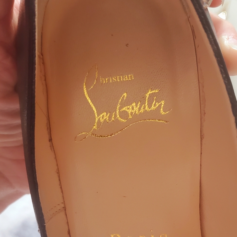 Christian Louboutin Black Studded Heels - Picture 6 of 7